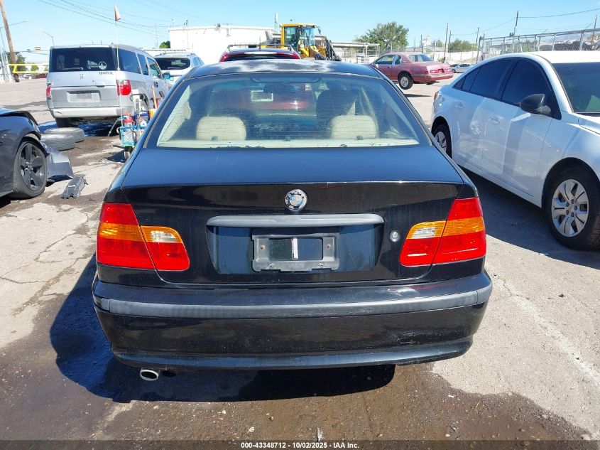 2002 BMW 325Xi VIN: WBAEU33442PF68322 Lot: 43348712