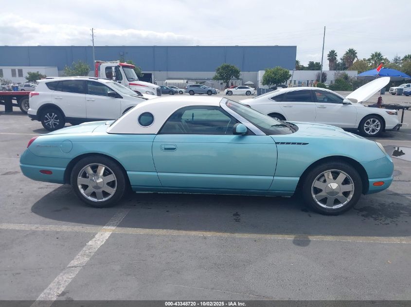 2002 Ford Thunderbird VIN: 1FAHP60A22Y125876 Lot: 43348720