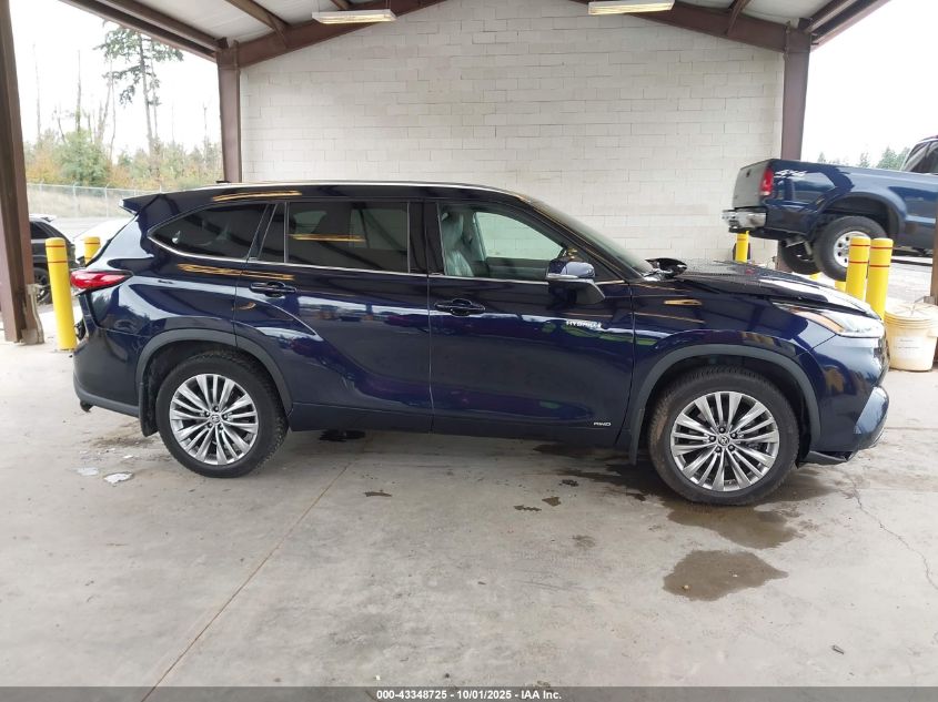 2020 Toyota Highlander Hybrid Platinum VIN: 5TDEBRCHXLS010851 Lot: 43348725