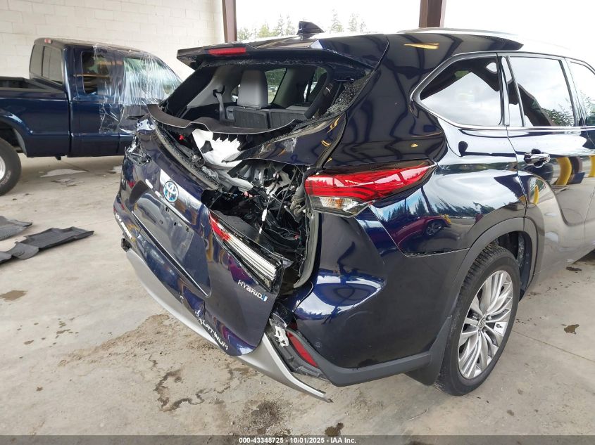 2020 Toyota Highlander Hybrid Platinum VIN: 5TDEBRCHXLS010851 Lot: 43348725