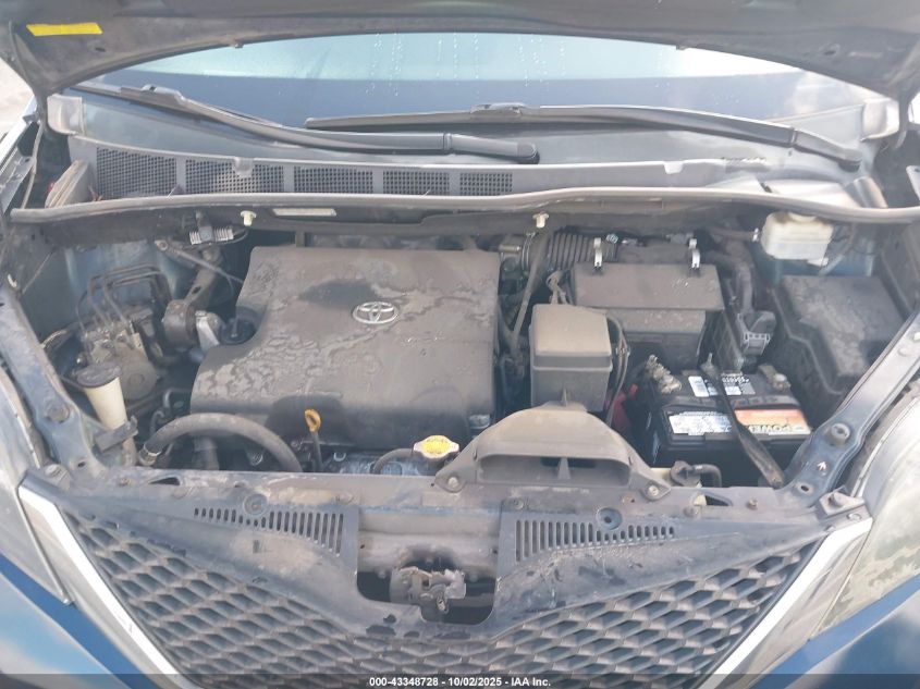 2012 Toyota Sienna Se 8 Passenger VIN: 5TDXK3DC7CS232806 Lot: 43348728