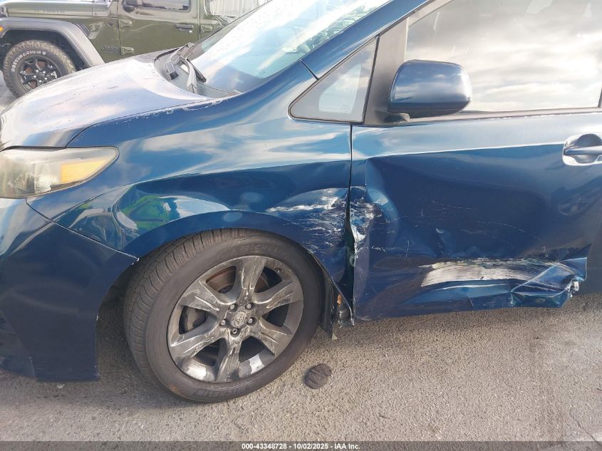 2012 Toyota Sienna Se 8 Passenger VIN: 5TDXK3DC7CS232806 Lot: 43348728