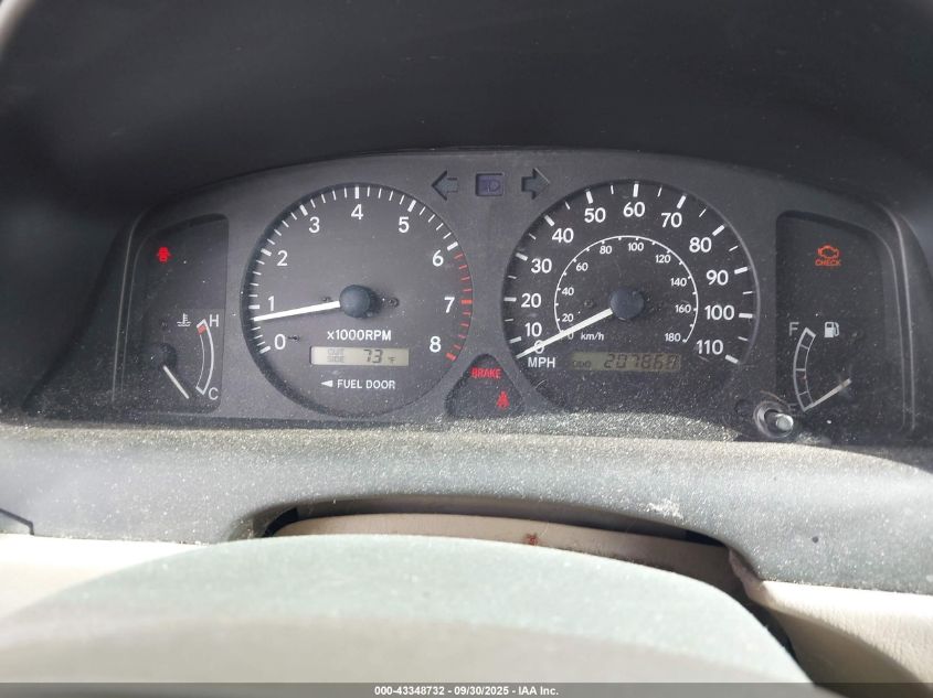 2001 Toyota Corolla Le VIN: 1NXBR12E11Z542064 Lot: 43348732