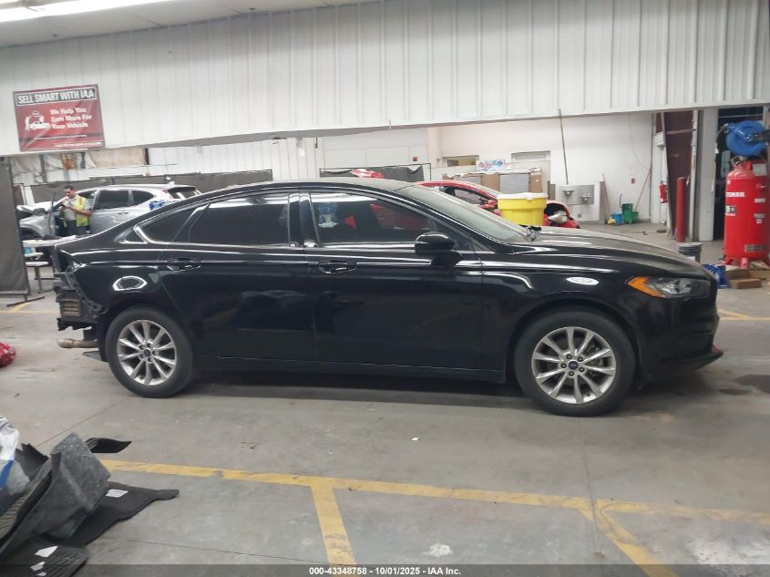 2017 Ford Fusion Se VIN: 3FA6P0HD9HR311487 Lot: 43348758