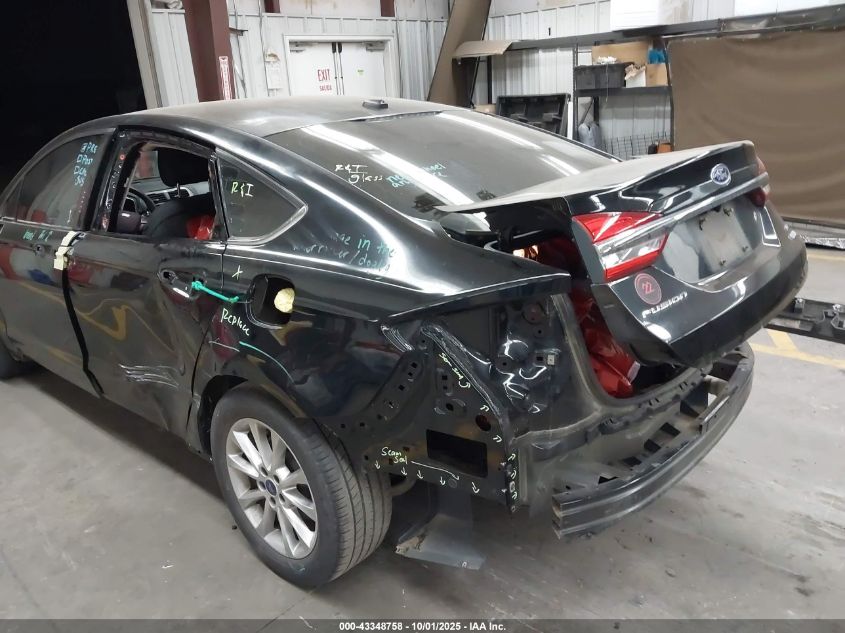 2017 Ford Fusion Se VIN: 3FA6P0HD9HR311487 Lot: 43348758