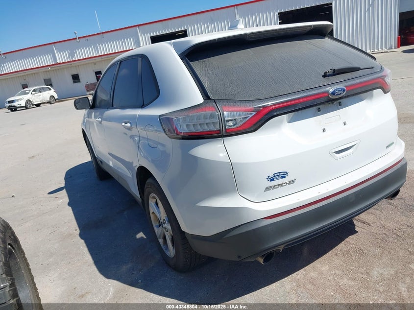 Vin: 2fmpk3g96gbb56143, lot: 43843518, ford edge se 20163