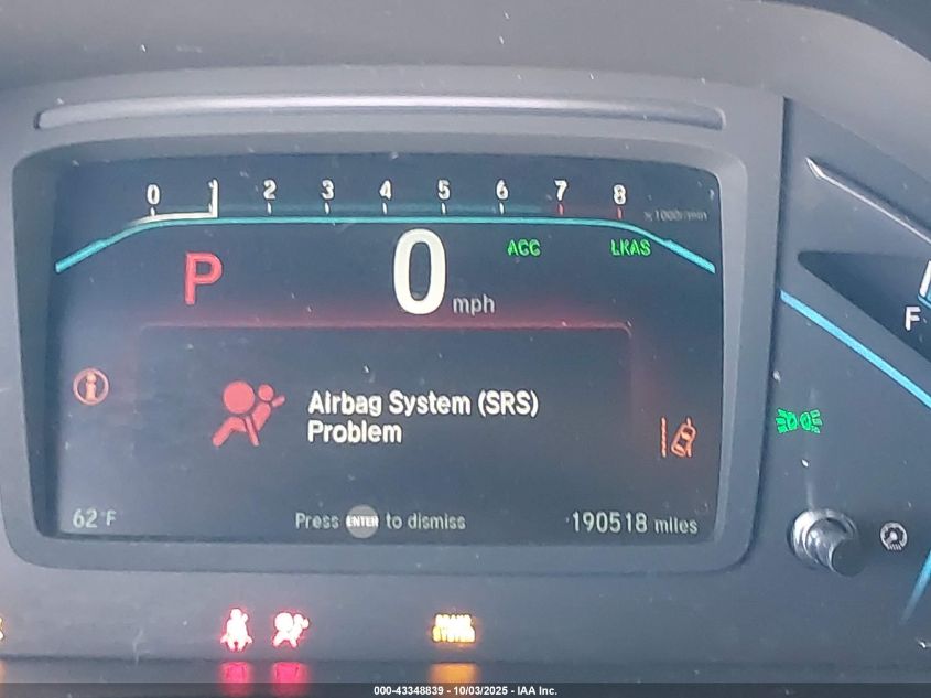 2018 Honda Odyssey Ex VIN: 5FNRL6H53JB099059 Lot: 43348839