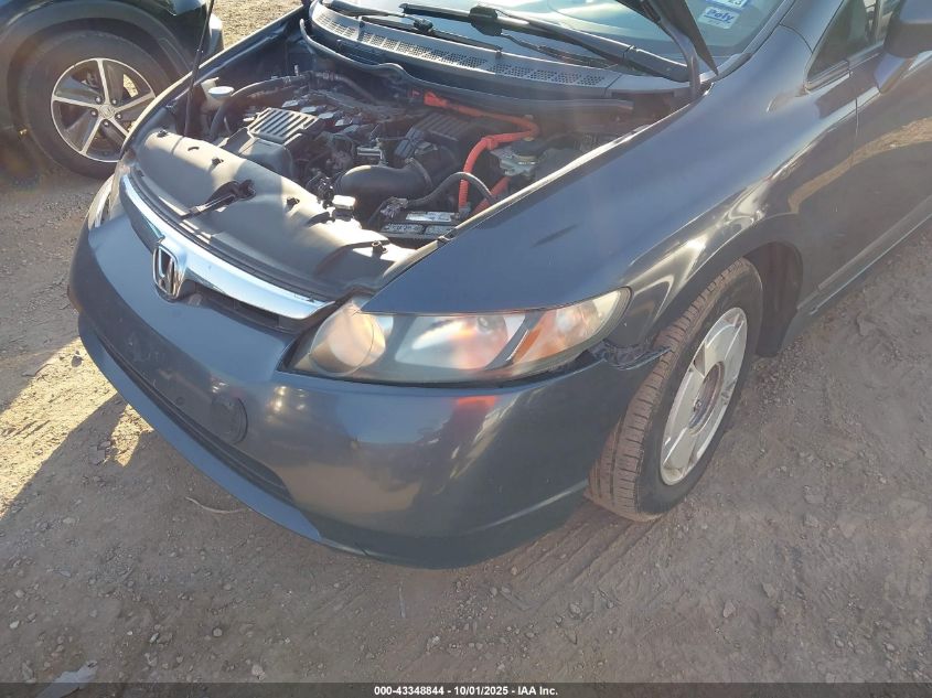 2008 Honda Civic Hybrid VIN: JHMFA36228S031640 Lot: 43348844