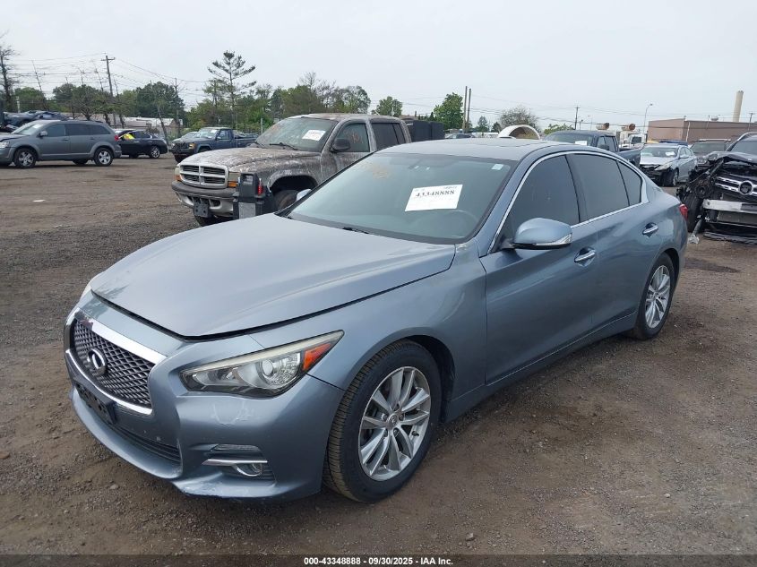2015 Infiniti Q50 Premium VIN: JN1BV7AP2FM344173 Lot: 43348888