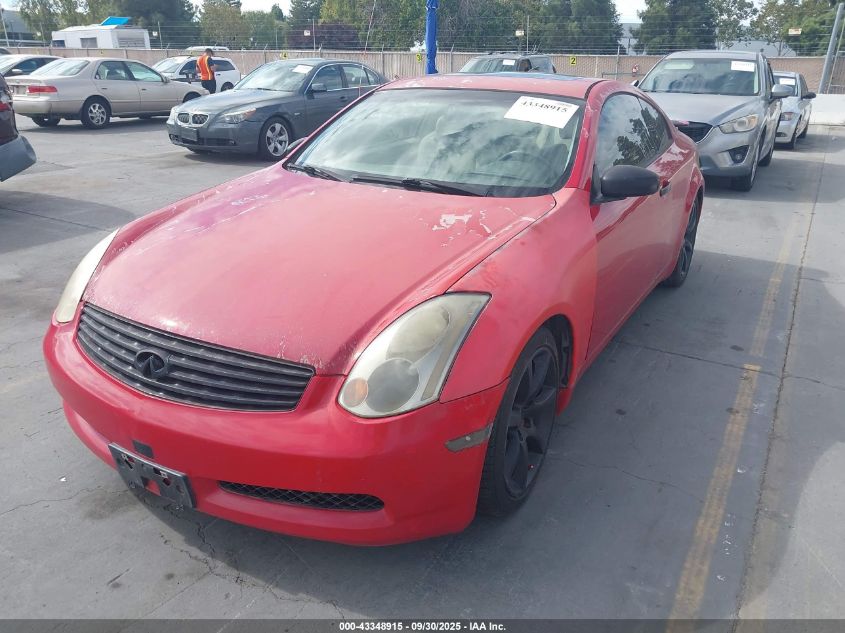 2005 Infiniti G35 VIN: JNKCV54E65M418837 Lot: 43348915