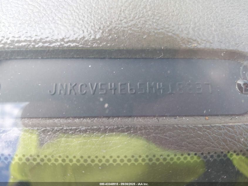 2005 Infiniti G35 VIN: JNKCV54E65M418837 Lot: 43348915