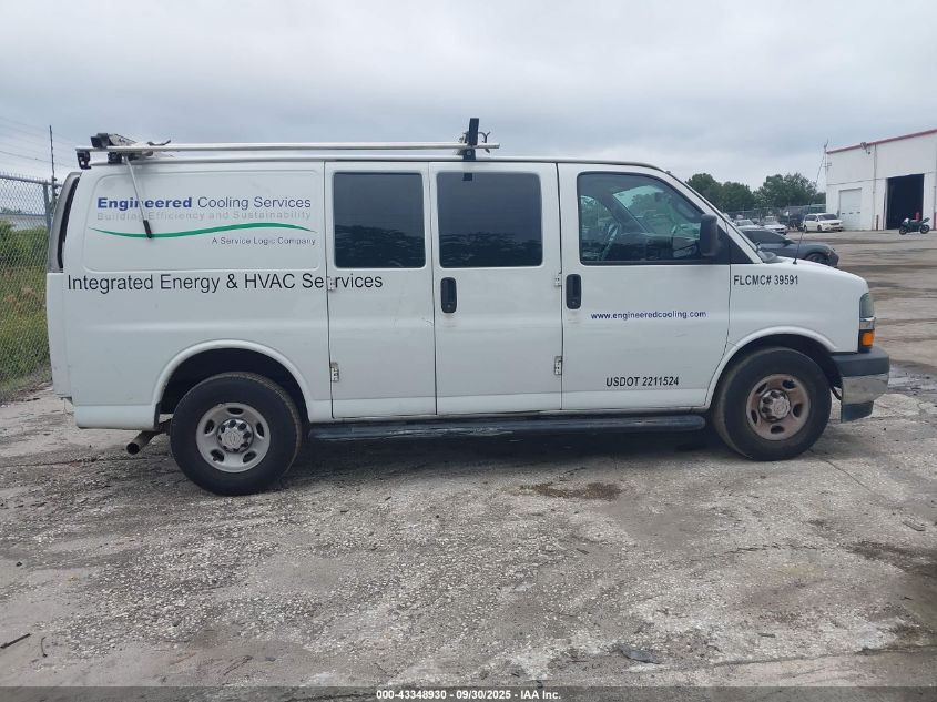 2019 Chevrolet Express 2500 Work Van VIN: 1GCWGAFG1K1343803 Lot: 43348930