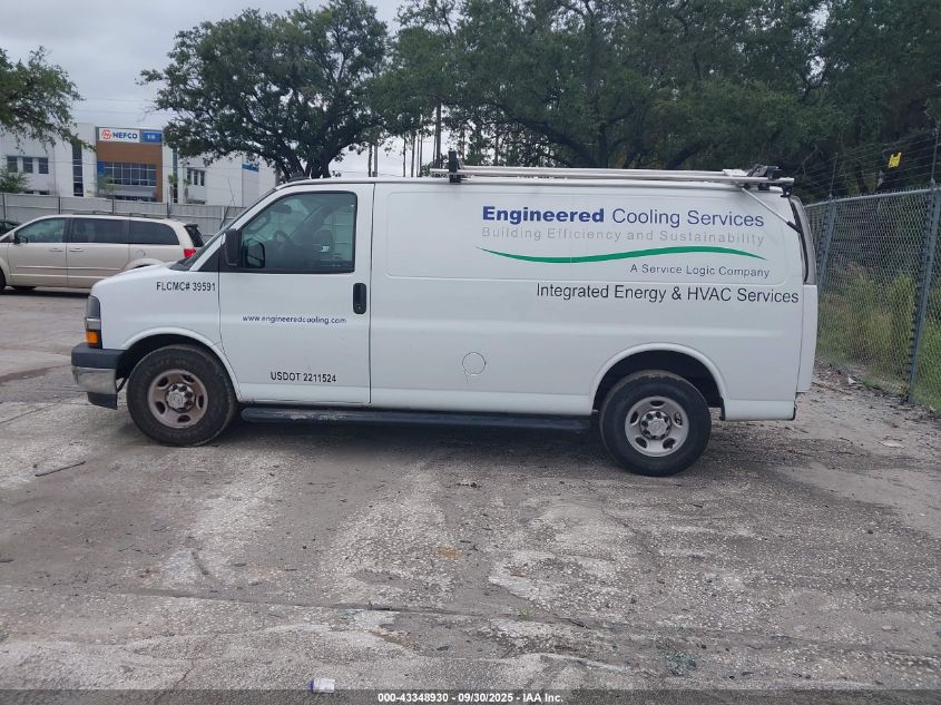 2019 Chevrolet Express 2500 Work Van VIN: 1GCWGAFG1K1343803 Lot: 43348930