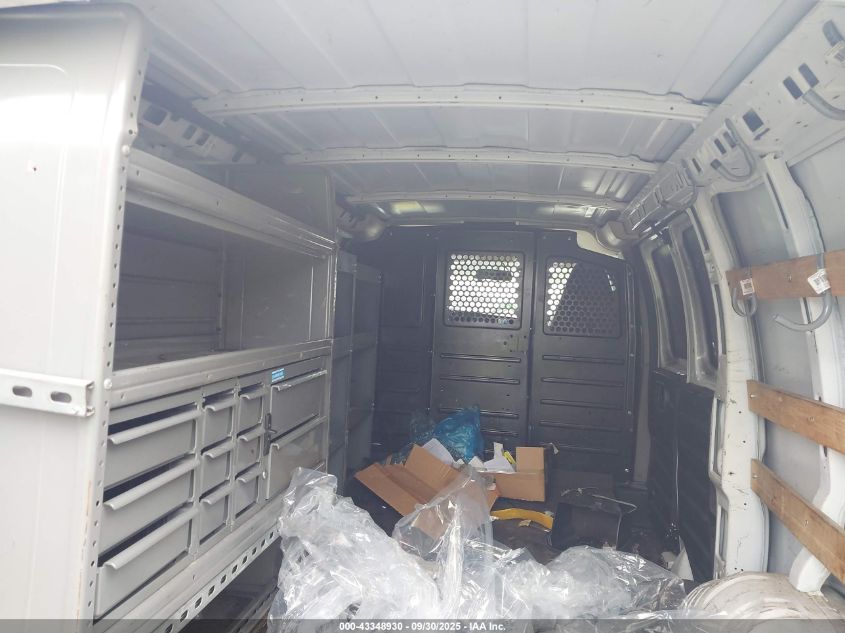 2019 Chevrolet Express 2500 Work Van VIN: 1GCWGAFG1K1343803 Lot: 43348930