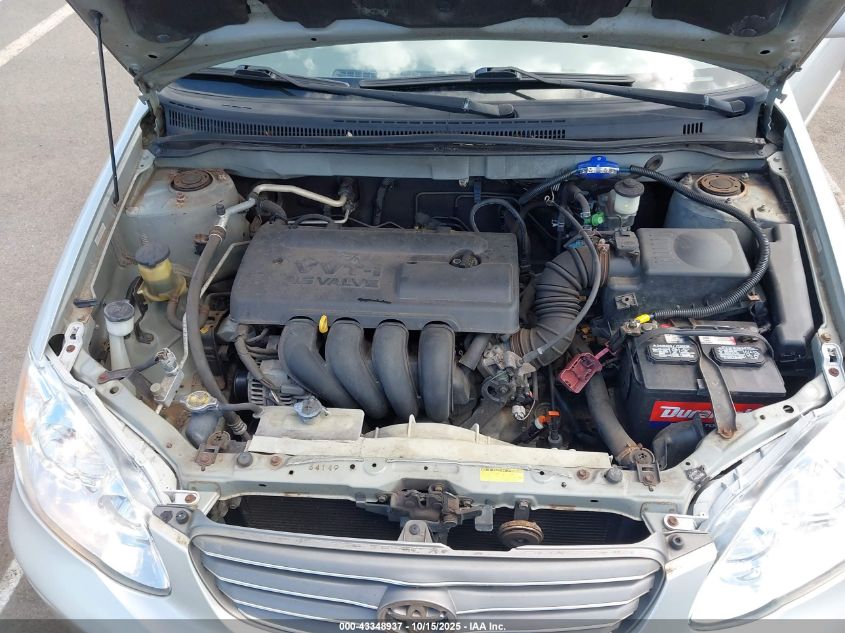 2003 Toyota Corolla Le VIN: 1NXBR32EX3Z008737 Lot: 43348937