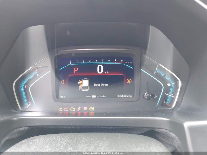 2022 Honda Odyssey Ex VIN: 5FNRL6H5XNB031024 Lot: 43348969