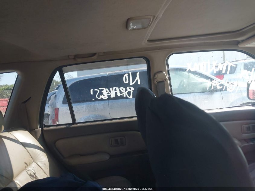 2000 Toyota 4Runner Sr5 V6 VIN: JT3GN86R8Y0161541 Lot: 43348982