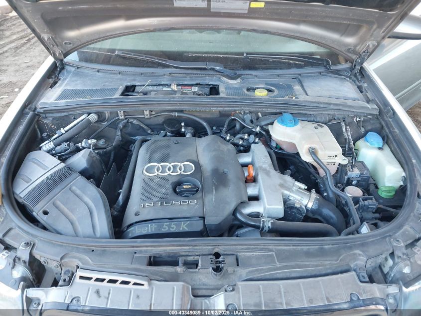 2005 Audi A4 1.8T VIN: WAUAC48H75K004472 Lot: 43349089