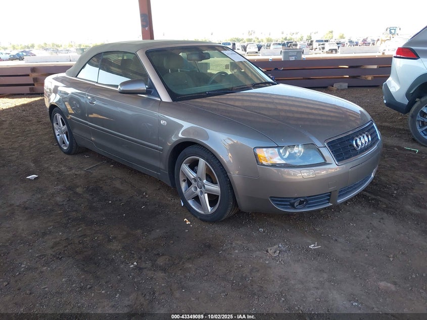 WAUAC48H75K004472 2005 Audi A4 1.8T auction photo 1