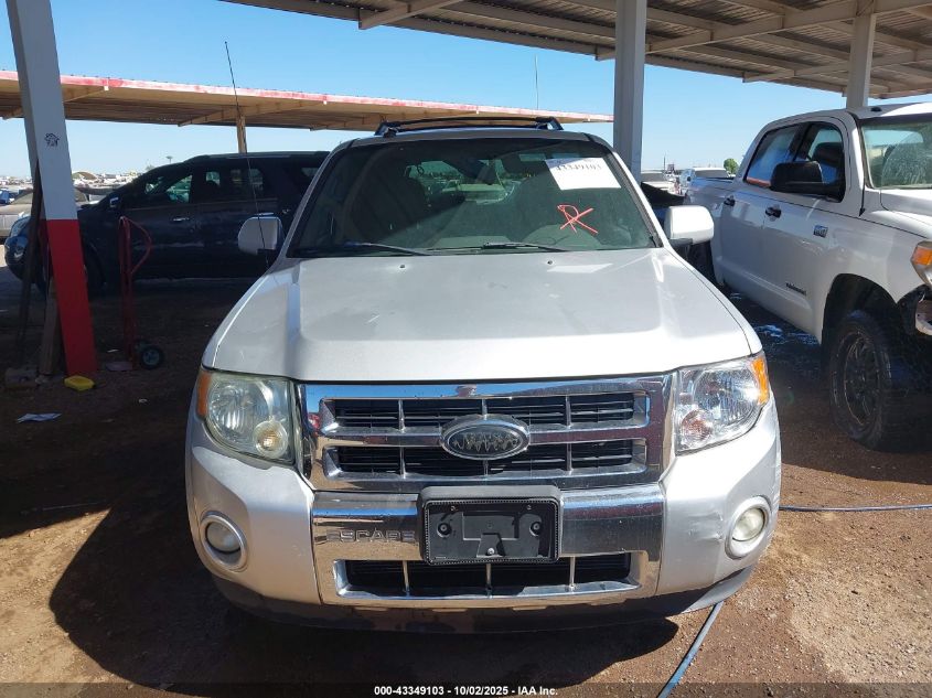 2010 Ford Escape Limited VIN: 1FMCU0E72AKD46625 Lot: 43349103