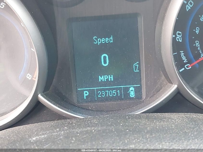 2011 Chevrolet Cruze 1Lt VIN: 1G1PF5S98B7194723 Lot: 43349107