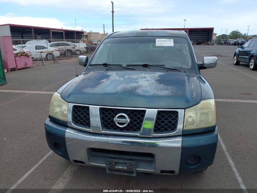 2005 Nissan Titan Se VIN: 1N6AA07A85N520888 Lot: 43349120