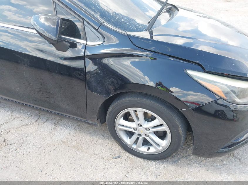 2017 Chevrolet Cruze Lt Auto VIN: 3G1BE6SM4HS555625 Lot: 43349157