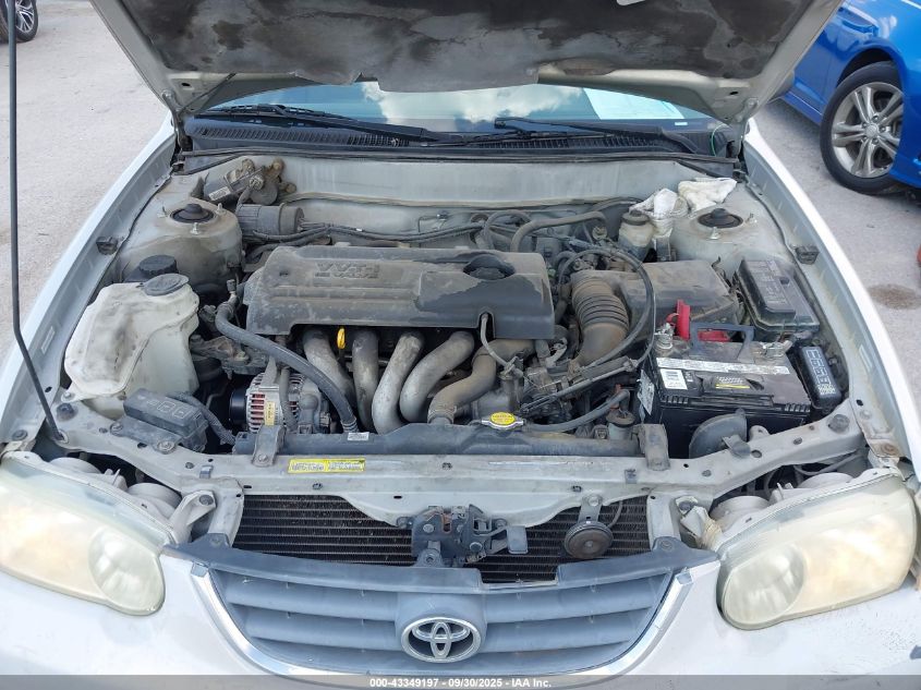 2002 Toyota Corolla Le VIN: 1NXBR12E72Z604732 Lot: 43349197