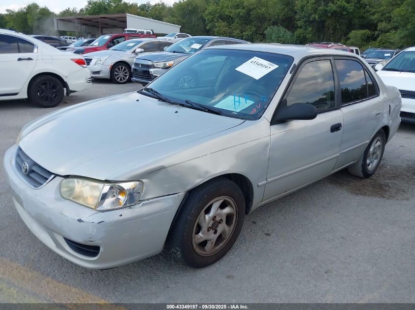 2002 Toyota Corolla Le VIN: 1NXBR12E72Z604732 Lot: 43349197