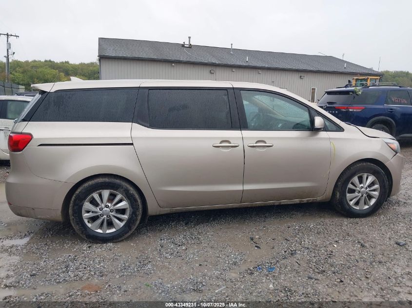 2017 Kia Sedona Lx VIN: KNDMB5C13H6231948 Lot: 43349231