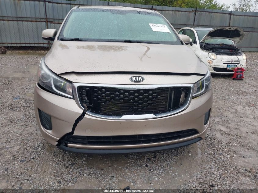 2017 Kia Sedona Lx VIN: KNDMB5C13H6231948 Lot: 43349231