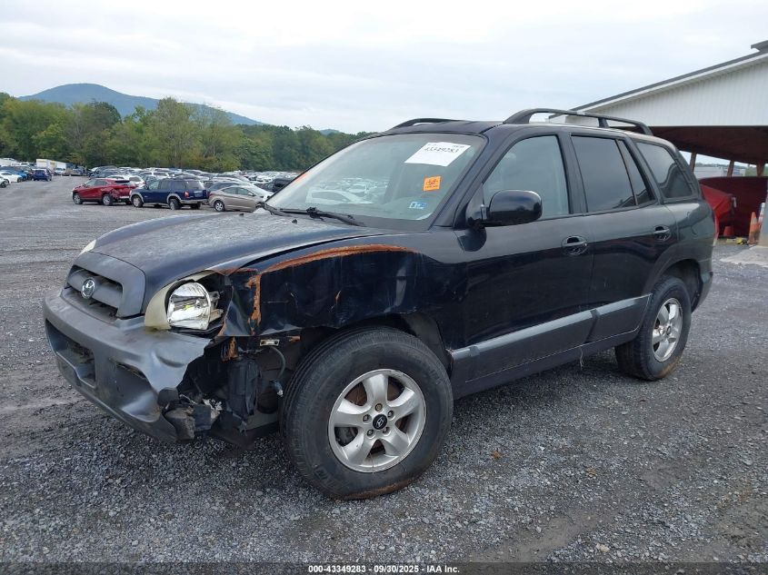 2006 Hyundai Santa Fe Gls VIN: KM8SC73D86U102487 Lot: 43349283