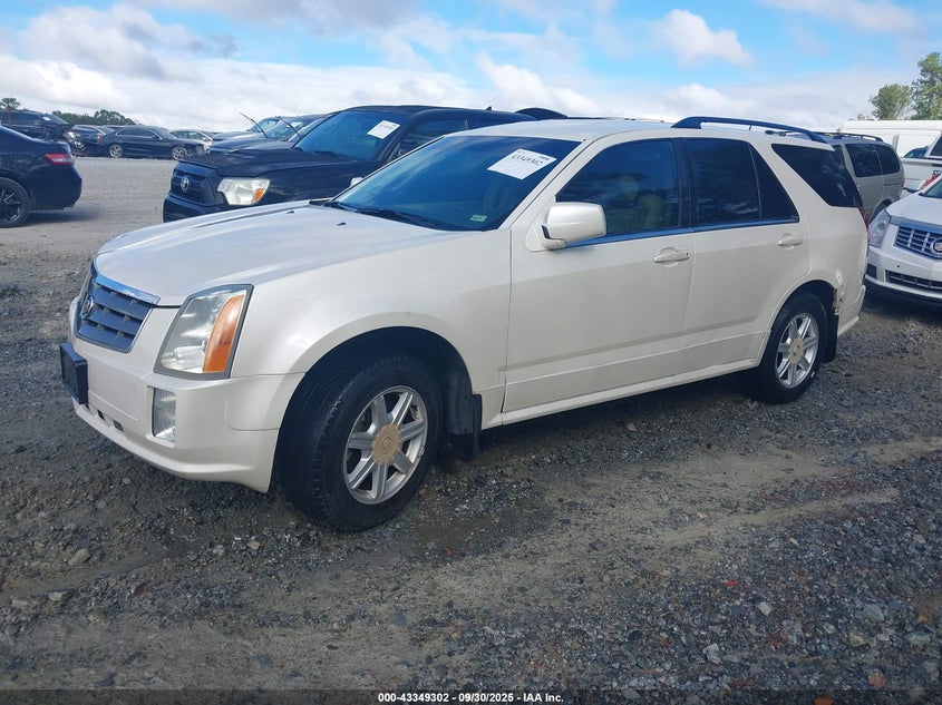2005 Cadillac Srx V6 white other gasoline 1GYEE637150163017 photo #3