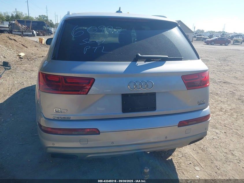 2017 AUDI Q7 3.0T PREMIUM WA1VAAF73HD056168