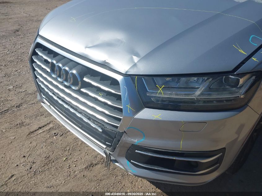 2017 AUDI Q7 3.0T PREMIUM WA1VAAF73HD056168