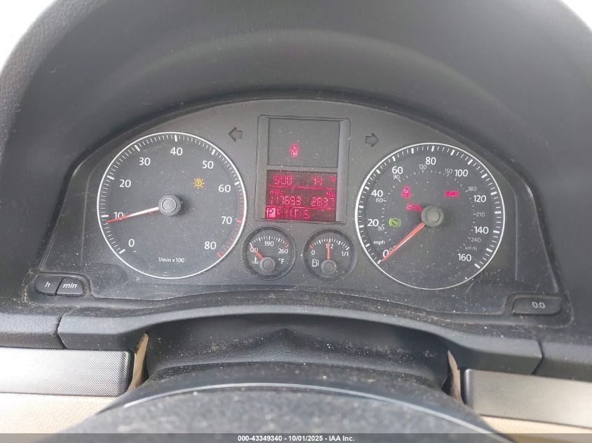 2008 Volkswagen Jetta Se/Sel VIN: 3VWRM71K38M037294 Lot: 43349340