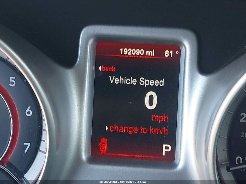 2016 Dodge Journey Sxt VIN: 3C4PDDBG5GT200891 Lot: 43349361