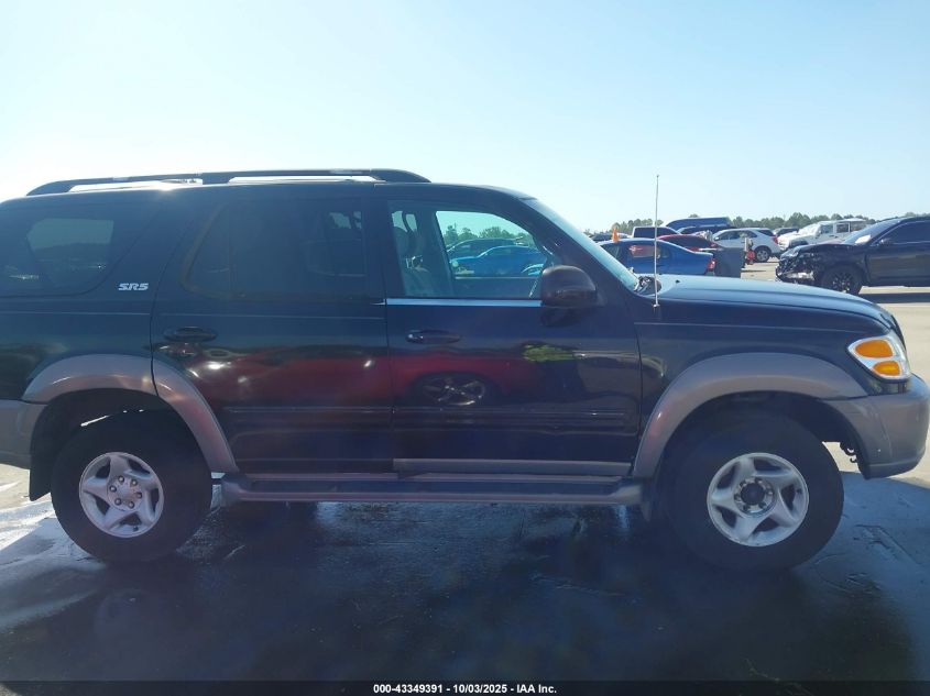 2002 Toyota Sequoia Sr5 V8 VIN: 5TDBT44A52S069048 Lot: 43349391