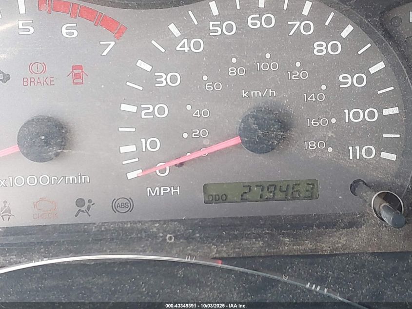 2002 Toyota Sequoia Sr5 V8 VIN: 5TDBT44A52S069048 Lot: 43349391