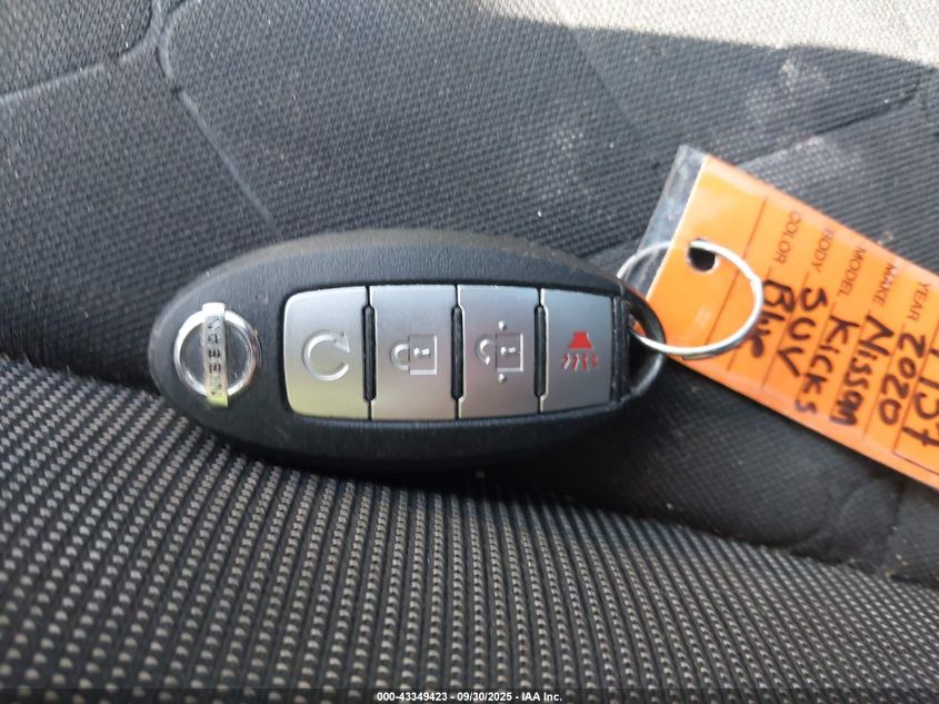 2020 Nissan Kicks Sv Xtronic Cvt VIN: 3N1CP5CV7LL499743 Lot: 43349423