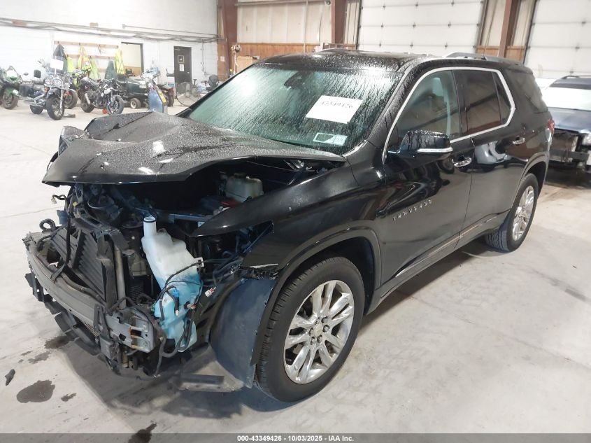 2018 Chevrolet Traverse High Country VIN: 1GNEVKKW6JJ129447 Lot: 43349426