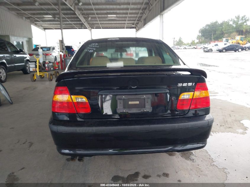 2003 BMW 325I VIN: WBAET37493NJ35943 Lot: 43349448