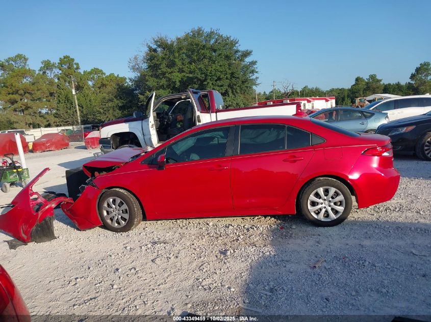 2020 Toyota Corolla Le VIN: 5YFEPRAE2LP073655 Lot: 43349459