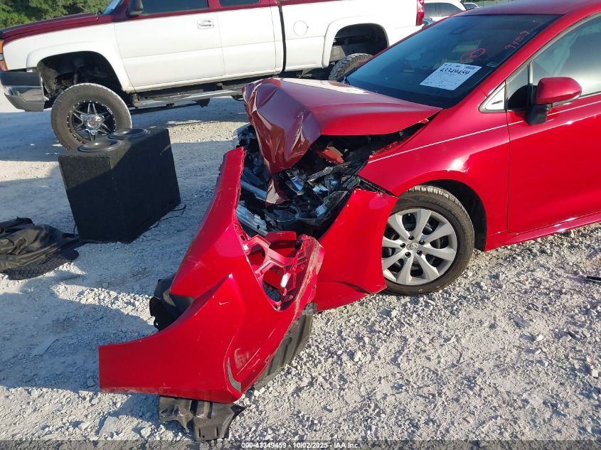 2020 Toyota Corolla Le VIN: 5YFEPRAE2LP073655 Lot: 43349459