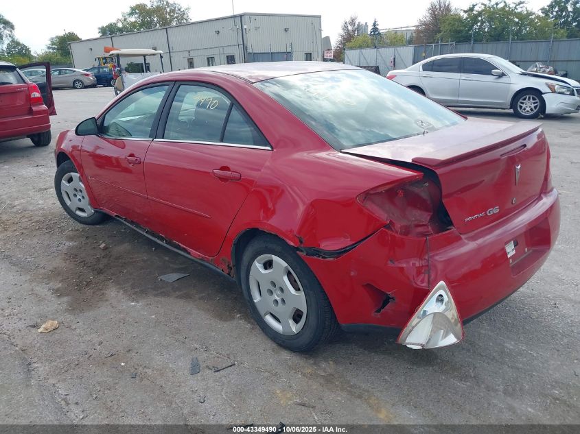 2006 Pontiac G6 VIN: 1G2ZF55B464275261 Lot: 43349490