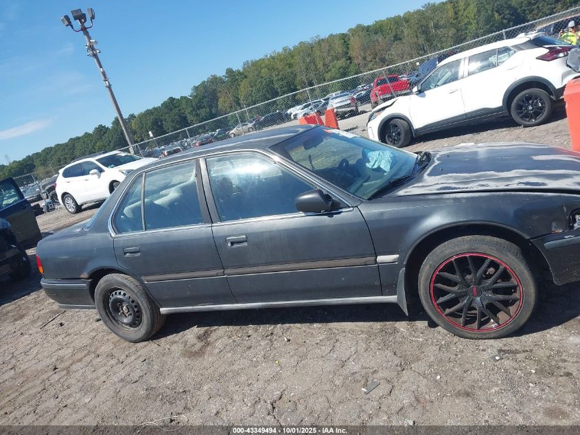 1992 Honda Accord Lx VIN: 1HGCB765XNA117011 Lot: 43349494