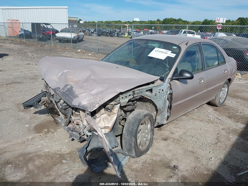 1MELM13P1VW645341 1997 MERCURY TRACER photo no. 2