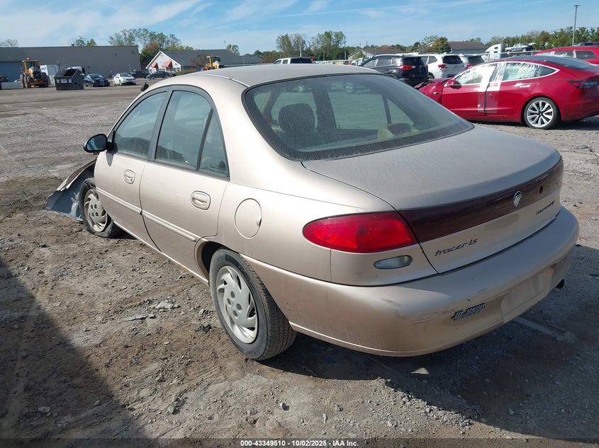 1MELM13P1VW645341 1997 MERCURY TRACER photo no. 3