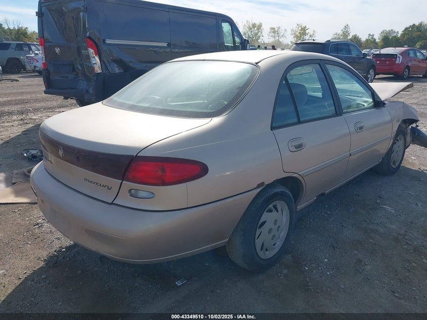 1MELM13P1VW645341 1997 MERCURY TRACER photo no. 4