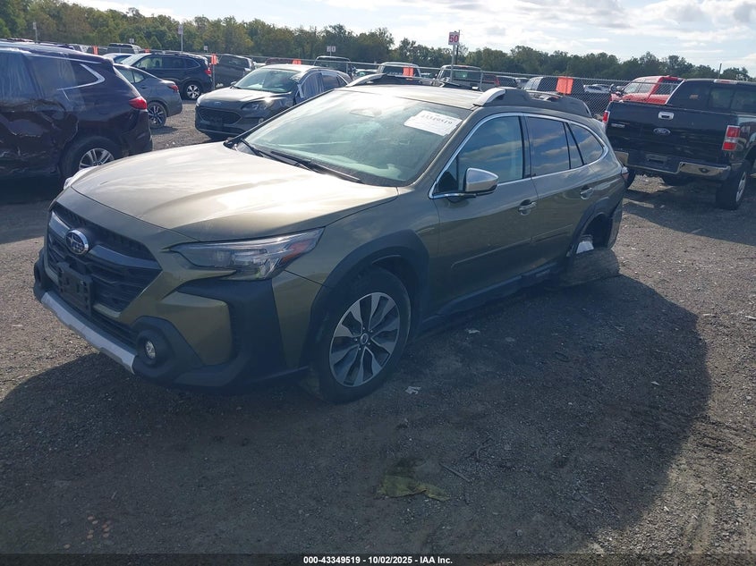 Vin: 4s4btapcxp3204895, lot: 43844240, subaru outback touring 20232